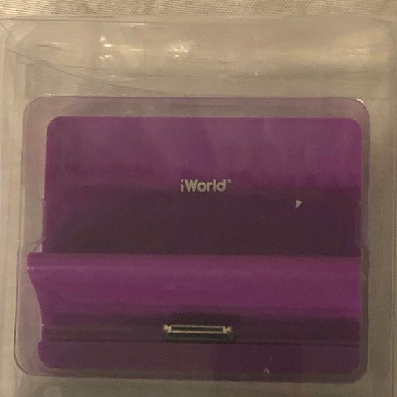 NIP Purple Charge & Sync Dock For The New iPad/ iPad 2 - Picture 5 of 6